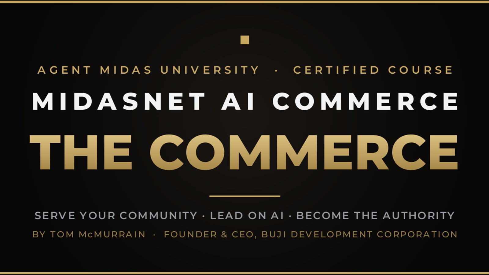THE MIDAS COMMERCE PLAYBOOK